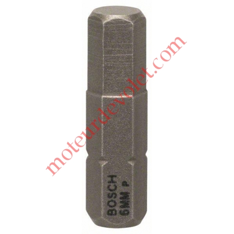 Embout de Vissage Court pour Vis à Tête 6 Pans Creuse 6 mm
