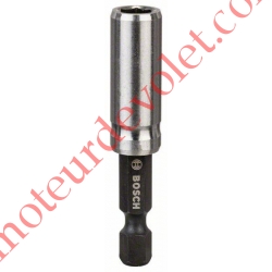 Porte Embout de Vissage Aimanté Entraînement Hexagonal 1/4 Longueur 55 mm ø 10 mm