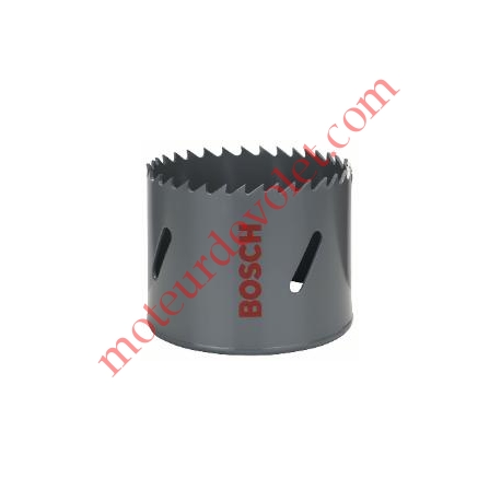 Scie-Trépan Hss Bimétal ø 64 mm pour le Métal, le Bois & le Pvc Avec Filetage Standard ø 16 mm