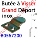 Butée à Visser Grand Déport en Inox