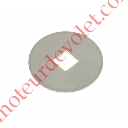 Rondelle Plate en Acier Galvanisé ou Electro-Zingué 40 x Carré 10,5 x 2 mm