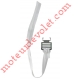Agrafe de Sangle Réglable en Acier Zingué Bichromaté Crochet en Inox pour Tubes d'enroulement Zf + Sangle d'attache l 20 x L450