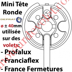 Moteur Filaire Tempo Plus Mixte Avec FdC à Réglage Electronique 20/15 sans Mds
