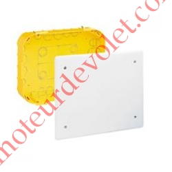 Boîte d'encastrement Avec Couvercle pour Dérivation 170x170x50 mm pour Cloison Sèche 