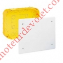 Boîte d'encastrement Avec Couvercle pour Dérivation 170x170x50 mm pour Cloison Sèche 