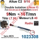 Moteur Altus C2 9/16 Rts Avec Tête LT 50 sans Mds Double Isolation Classe II