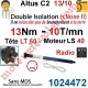 Moteur Altus C2 13/8 Rts Avec Tête LT 50 sans Mds Double Isolation Classe II