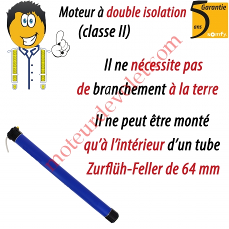 Moteur Oximo C2 6/17 io LT 50 sans Mds Double Isolation Classe II Adapté Zf 64