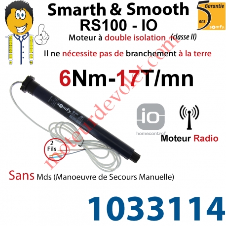 Moteur RS100 6/17 io Smart&Smooth LT 50 sans Mds