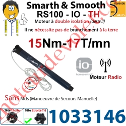 Moteur RS100 TH 15/17 io (Tête Etroite) Smart&Smooth LT 50 sans Mds