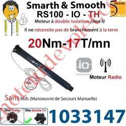 Moteur RS100 TH 20/17 io (Tête Etroite) Smart&Smooth LT 50 sans Mds