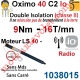 Moteur Oximo 40 io 9/16 C2 Sans Carré LS 40 sans Mds Double Isolation Classe II