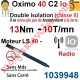 Moteur Oximo 40 io 13/10 C2 Sans Carré LS 40 sans Mds Double Isolation Classe II