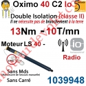 Moteur Oximo 40 io 13/10 C2 Sans Carré LS 40 sans Mds Double Isolation Classe II