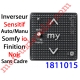 Emetteur Mural Smoove Sensitif 1 io Auto/Manuel Noir Sans Cadre