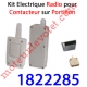 Contact Electrique Radio sur portillon de Porte Basculante ou Sectionnelle