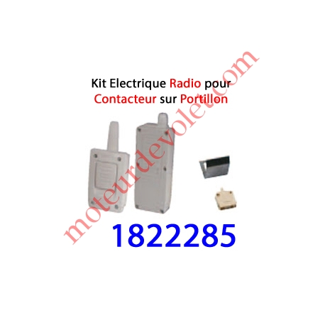 Contact Electrique Radio sur portillon de Porte Basculante ou Sectionnelle