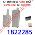 Contact Electrique Radio sur portillon de Porte Basculante ou Sectionnelle