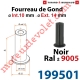 Fourreau de Gond ø 10mm - ø 14 mm en Matériau Composite Noir ± Ral 9005