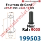 Fourreau de Gond Diamètre 14mm - Diamètre 16 mm en Matériau Composite Noir ± Ral 9005