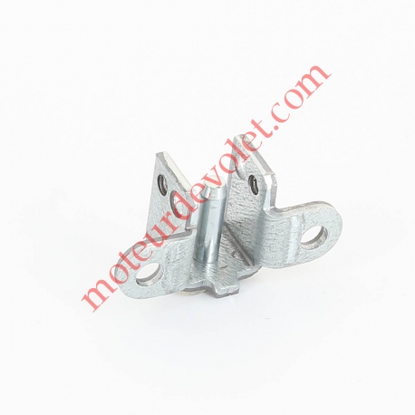 Support d'Axe en Carré de 16 Avec Tourillon Entr'Axe 40 mm Sans Goupille