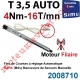 Moteur Filaire Avec FdC à Réglage Automatique 4/16 sans Carré T3,5 sans Mds