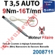Moteur Filaire Avec FdC à Réglage Automatique sur Butées Mécaniques 9/16 sans Carré T3,5 sans Mds