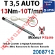 Moteur Filaire Avec FdC à Réglage Automatique sur Butées Mécaniques 13/10 sans Carré T3,5 sans Mds