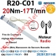Moteur Formaroll Filaire Avec FdC à Réglage Progressif 20/15 sans Mds
