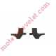 Tulipes OE SAO Coloris Noir pour Coulisses Gamme Tradi id1 Bubendorff (Paire)