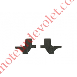 Tulipes OE SAO Coloris Noir pour Coulisses Gamme Tradi id1 Bubendorff (Paire)