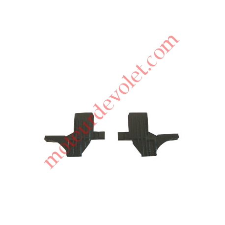Tulipes OE SAO Coloris Noir pour Coulisses Gamme Tradi id1 Bubendorff (Paire)