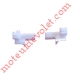 Tulipes OR Caisson Y Coloris Incolore pour Coulisses Gamme Activ'Home Bubendorff (Paire)