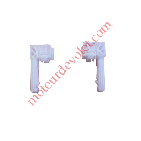 Tulipes MG 31 Titan Intégré Coloris Incolore pour Coulisses Gamme Titan Nelto Bubendorff (Paire)