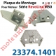 Plaque de Montage pour Moteur RevoLine M Avec Rectangle Court de 10x16 Lg 10,5mm
