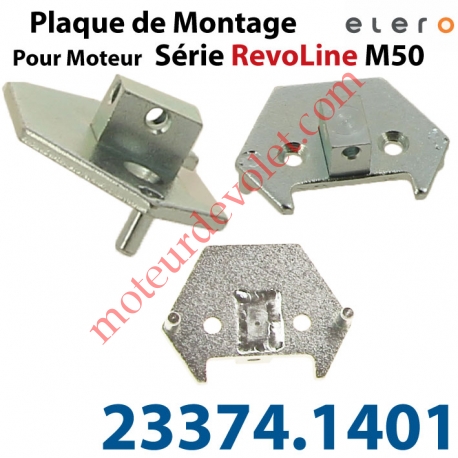 Plaque de Montage pour Moteur RevoLine M Avec Rectangle Court de 10x16 Lg 10,5mm