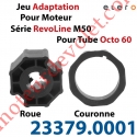 Jeu d'Adaptation pour Moteur Elero Série RevoLine M 50 au Tube Octo 60 en 6 à 10/10ème