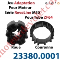Jeu d'Adaptation pour Moteur Elero Série RevoLine M 50 au Tube Zf 64 en 5 à 8/10ème