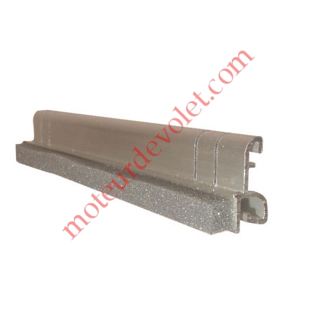 Attache LB Avec Long Crochet en Aluminium Anodisé Naturel Lg 146 mm