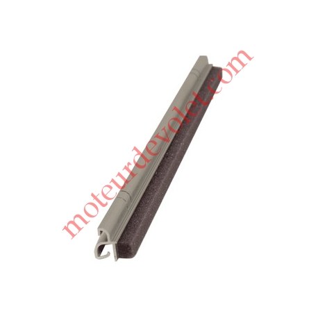 Attache LB Avec Crochet Court en Aluminium Anodisé Naturel Lg 295 mm