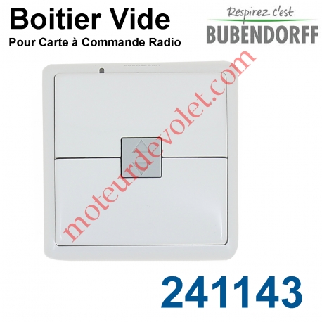 Boitier Vide pour Emetteur Mural Bubendorff CRG ASS