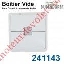 Boitier Vide pour Emetteur Mural Bubendorff CRG ASS