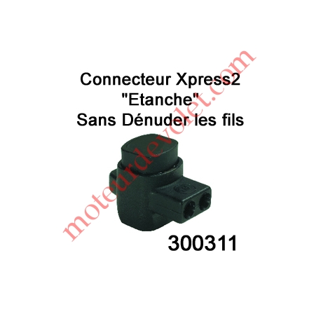 Connecteur Xpress 2 Conducteurs Section 0,5à 2,5 mm² suiv Fil Intensité Maxi 30A