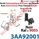 Arrêt Automatique à Visser en Façade AA3G Avec Amortisseur pour Vantail Simple Réglable de 5 à 50mm Noir ± Ral 9005