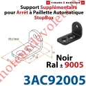 Support Supplémentaire en inox pour Tirette 4AC92001 Noir ± Ral 9005