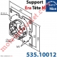 Support Nice Era Tête M Métallique sur plaque 100x100 4 Trous en Croix Fraisés diamètre 5,2 entr'axes 85 mm