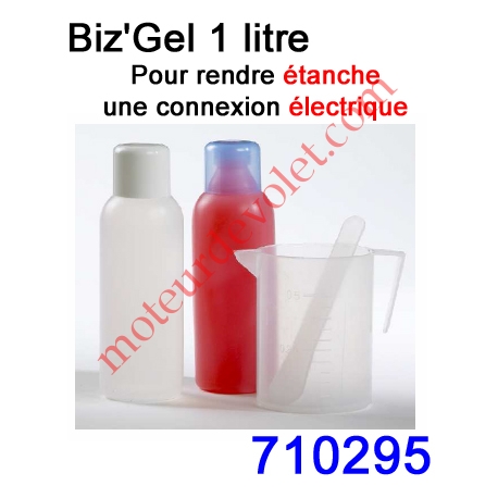 Biz Gel d'Etanchéité  Electrique Constitué de 2 Flacons de 0,5l à Mélanger en Quantités égales