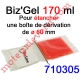 Biz Gel d'Etanchéité Electrique Constitué de 2 Pochettes de 70ml à Mélangerpour remplir une boîte de dérivation ø 60 mm