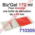 Biz Gel d'Etanchéité Electrique Constitué de 2 Pochettes de 70ml à Mélangerpour remplir une boîte de dérivation ø 60 mm