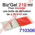 Biz Gel d'Etanchéité Electrique Constitué de 2 Pochettes de 105 ml à Mélanger pour remplir une boîte de dérivation ø 80 x 40 mm